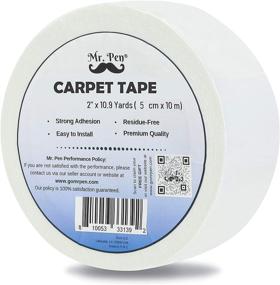 img 4 attached to Mr. Pen 2-Inch Double Sided Carpet Tape - Rug Gripper for Wood Floors, Slip Stopper, Anti-Slip Rug Holder, Carpet Adhesive
