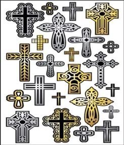 img 1 attached to 🎨 Sticko 457934 Stickers: Vibrant Cross Repeats for Endless Creativity!