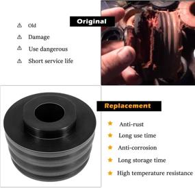 img 3 attached to 🔧 Black Polyurethane Body Mount Bushing Kit for 2008-2016 Ford F250 F350 Super Duty 2WD 4WD - Includes 60PCS of Steel Sleeves & Hardware