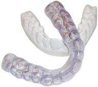 🦷 medium-firm custom dental night guard - upper teeth protection from bruxism, grinding, and clenching - soft yet durable mouth guard with medium density логотип