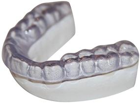 img 1 attached to 🦷 Средне-жесткий индивидуальный ночной защитный щиток для зубов - защита верхних зубов от бруксизма, шлифования и скрежетания - мягкий, но прочный щиток для зубов с средней плотностью