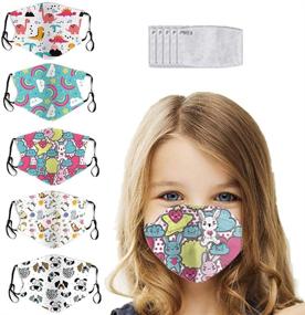 img 4 attached to Adjustable, Breathable and Reusable Bandanas - Protective Cold Weather Accessories for Boys