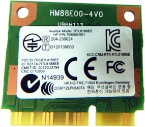 img 2 attached to HP Realtek RTL8188EE WiFi Adapter 709848-001: High-speed bgn 1x1 connectivity