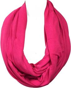 img 2 attached to 🔽 AllyDrew Lightweight Jersey Infinity Scarf - Women's Accessories for Scarves & Wraps - Optimal SEO