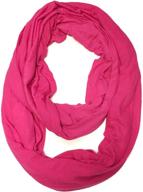 🔽 allydrew lightweight jersey infinity scarf - women's accessories for scarves & wraps - optimal seo logo