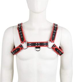 img 3 attached to 🔗 Adjustable Double Shoulder Leather Harness by ClearUm