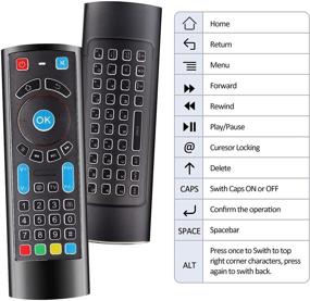 img 2 attached to 🔥 Enhanced Wireless QWERTY Keyboard with Infrared Learning: Perfect Replacement & Control for Fire TV Stick 4K, Fire TV Stick Lite, and Fire TV Cube (No Backlight)