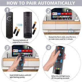 img 1 attached to 🔥 Enhanced Wireless QWERTY Keyboard with Infrared Learning: Perfect Replacement & Control for Fire TV Stick 4K, Fire TV Stick Lite, and Fire TV Cube (No Backlight)