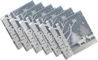 transform your home with zzwwr snowflake christmas polyester gatherings - sparkling festive decor! logo