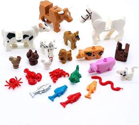 img 3 attached to Building Friend Animal Figures - Fun Pieces for Creative Play