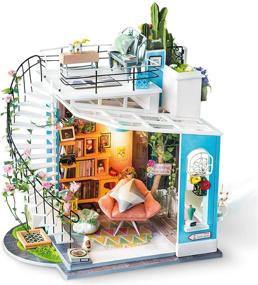 img 4 attached to 🏠 Charming and Detailed Rolife Dollhouse Furniture: Exquisite Wooden Miniature Set