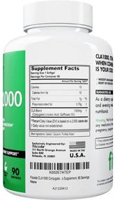 img 1 attached to 💊 CLA1000 Conjugated Linoleic Acid Soft Gel Weight Loss Supplement - Stimulant-Free Formula, 90 Servings