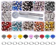 yakamoz 300 set 6mm 1/4 inch multicolored grommets kit | metal eyelets set with installation tool | diy project craft supplies for clothes, shoes, and more logo