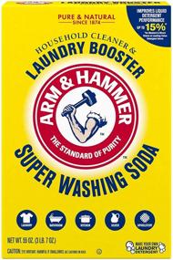img 4 attached to 55oz Arm & Hammer Super Washing Soda: Detergent Booster & Household Cleaner