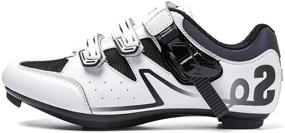 img 3 attached to 🚴 High-performance Unisex Road Bike Cycling Shoes for Indoor Peloton, SPD & Outdoor Delta Cleats Compatibility