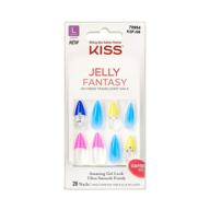 💅 улучшите свой стиль с прозрачными ногтями kiss jelly fantasy: гелевое покрытие, ультра гладкий и скульптурный вид - (kgfj06) логотип