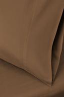 🌟 luxurious superior egyptian cotton pillowcases - 530tc, standard size, chocolate, 2-piece set logo