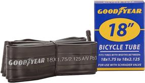 img 1 attached to 🚴 Goodyear Bicycle Tube: Superior Quality for 18 X 1.75/2.125 Tires