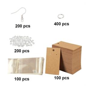 img 3 attached to Earring Self Adhesive Hypoallergenic Supplies Accessories