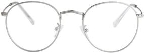 img 4 attached to 🕶️ Silver Light Blocking Glasses Eyeglasses: Enhance Comfort and Protect Your Eyes