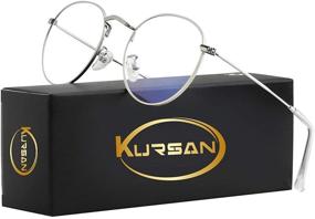 img 1 attached to 🕶️ Silver Light Blocking Glasses Eyeglasses: Enhance Comfort and Protect Your Eyes