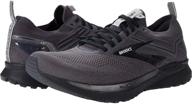 👟 men's brooks ricochet ebony blackened pearl shoes логотип