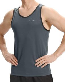 img 1 attached to Performance-Optimized Capol Men's Quick Dry Muscle Tank Top for Gym, Fitness, and Bodybuilding