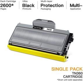 img 3 attached to 🖨️ E-Z Ink(TM) High Yield Compatible Toner Cartridge Replacement for Brother TN330 TN360 TN-330 TN-360 - Ideal for DCP-7040 DCP-7030 MFC-7840W HL-2140 MFC-7340 MFC-7440N HL-2170W HL-2150N (1 Pack, Black)