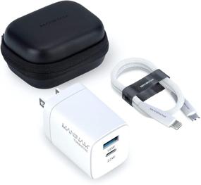 img 4 attached to MANINAM Super Fast Charger for iPhone 13-22W: 🔌 USB-C Adapter with Lightning Cable - Apple MFI Certified
