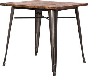 img 3 attached to 🔍 Enhanced SEO: New Pacific Direct Metropolis Metal/Wood Dining Table in Gunmetal