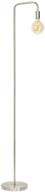 💡 minimalist metal industrial floor lamp, 70 inches, e26 socket, decorative lighting for living room, bedroom, office - brushed nickel stand lamp логотип
