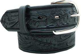 img 1 attached to Embossed Western Style Men's Belt Accessories with a Casual Classic Touch