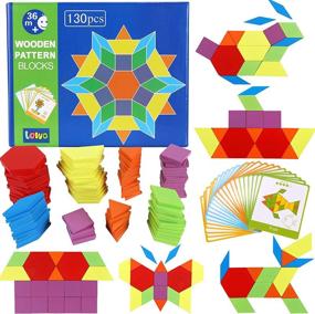 img 4 attached to 🧩 Exploring Creativity: Lewo Educational Montessori Tangrams for Geometric Learning