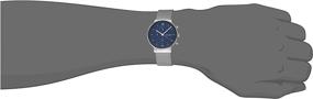 img 2 attached to Часы Skagen Ancher для мужчин из нержавеющей стали с сетчатым ремешком и кварцевым механизмом.