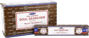 img 3 attached to 🌿 Satya Soul Searcher Incense Sticks: 12 Pack of 15g Hand Rolled Sticks – Chemical-Free, Organic Aromatherapy and Meditation Essential, Perfect for Church Worship