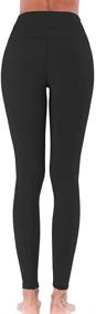img 1 attached to 🩳 ECHOINE Women's Yoga Leggings: Unbelievably Soft Tummy Control High Waist Workout Pants for Sports & Fitness - Full Length