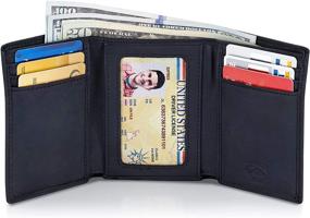 img 3 attached to Stealth Mode Trifold Brown Men's Accessories for 👜 Wallets, Card Cases & Money Organizers with Enhanced Blocking Features