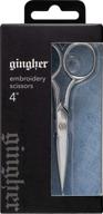 🧵 gingher inc classic 4" embroidery scissors: precise crafting tool for needlework projects logo