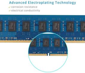 img 1 attached to 🔒 16 ГБ комплект (4x4 ГБ) TECMIYO DDR3 1333 МГц PC3-10600U Не ECC Небуферезированная 1,5 В CL9 2RX8 Двухрезаный 240-контактный UDIMM ОЗУ для настольного компьютера