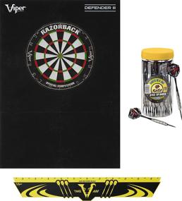 img 4 attached to 🎯 Enhance Your Dart Game with the Viper Defender III Backboard & Sisal/Bristle Steel Tip Dartboard Bundle