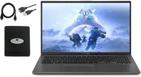 img 4 attached to 💻 ASUS VivoBook 15.6" FHD Business Laptop - 2021 Model | Intel i3-1005G1 | Backlit KB | Fingerprint | Win10 S Mode | 8GB RAM, 1TB HDD + 128GB SSD | Ghost Manta Accessories Included