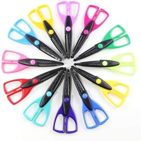 img 4 attached to 🎨 Craft Smart Decorative Paper Edger Scissors Set – 12 Pack: Add a Touch of Elegance to your Crafts!