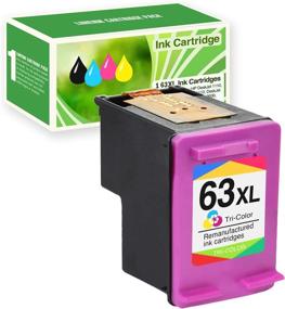 img 4 attached to 🖨️ Limeink Remanufactured 63XL High Yield Ink Cartridge for HP Envy, Deskjet, and OfficeJet Printers