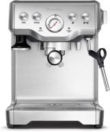 ☕ breville bes840xl infuser espresso machine: a premium stainless steel brewing experience logo