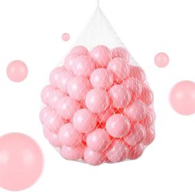 img 4 attached to TRENDBOX 100 Ball Non Toxic Decoration Sports & Outdoor Play for Ball Pits & Accessories