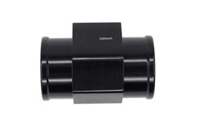 img 1 attached to High-quality Black Aluminum Water Temp Meter: Efficient Temperature Joint Pipe Radiator Hose Sensor Gauge Adaptor Clamps 38mm