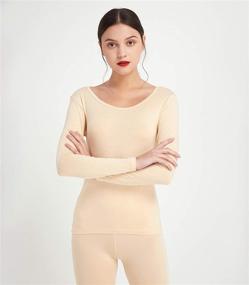 img 2 attached to Mcilia Ultrathin Baselayer Thermal Underwear Women's Clothing
