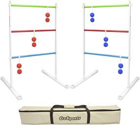 img 4 attached to 🏓 GoSports Premium Metal Ladder Toss Game Set in White: Enhance Your Outdoor Fun!