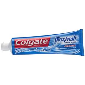 img 1 attached to Get Long-lasting Cool Mint Freshness with Colgate 🌬️ Max Fresh Toothpaste - Pack of 3 (6oz Each)