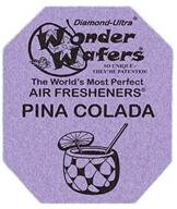 🍹 ароматизаторы воздуха пина колада - wonder wafers 25 шт., каждая отдельно упакована. логотип